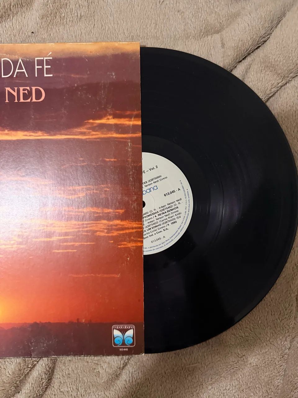 Disco de Vinil Nelson Ned O Poder da Fé - Foto 2