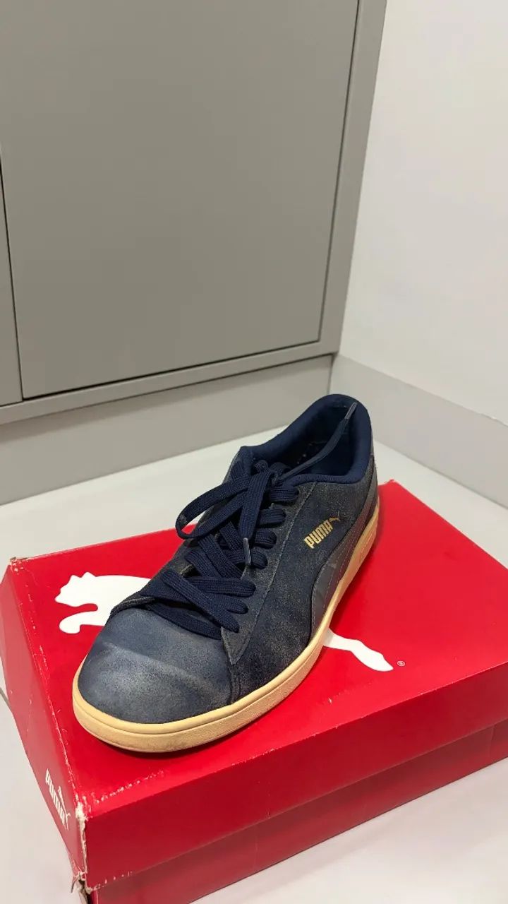 Tênis Puma Smash Azul - Foto 3