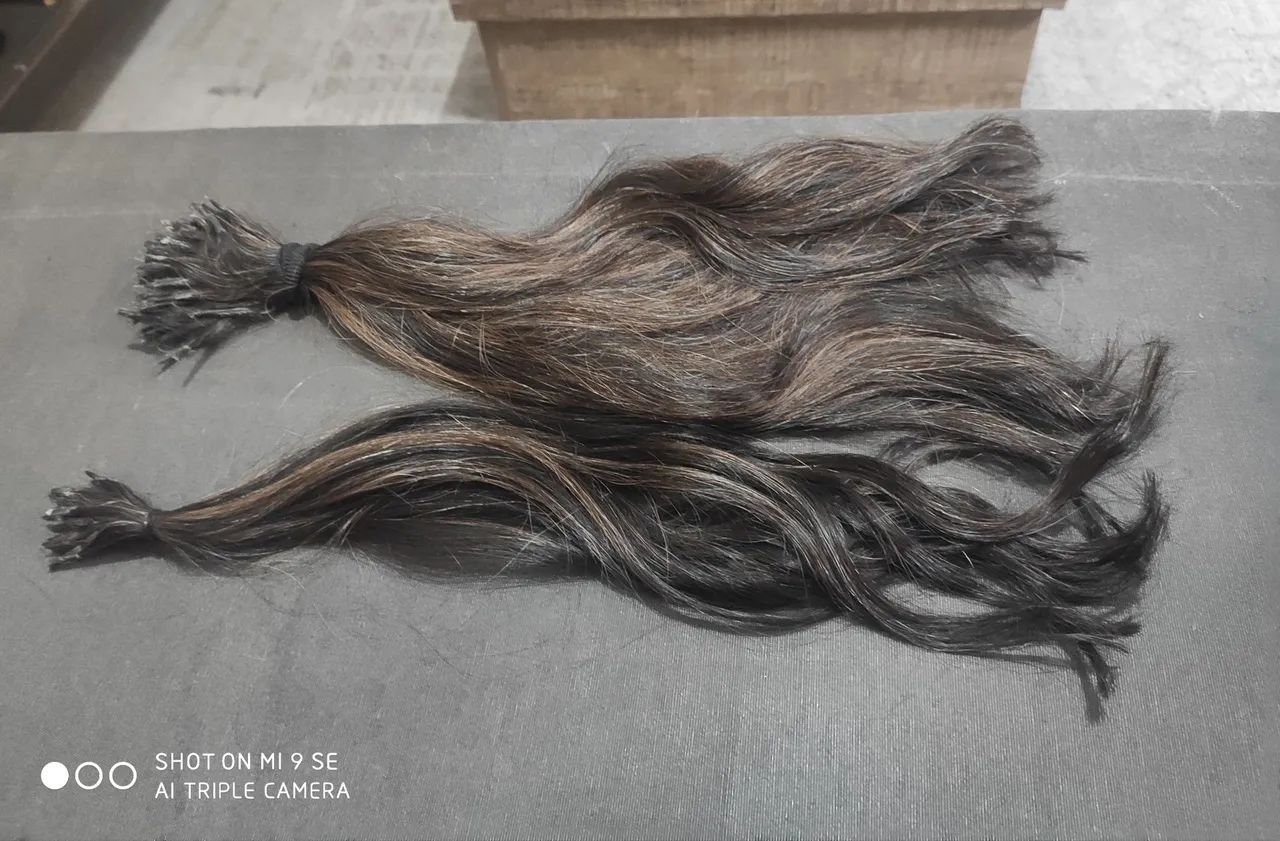 Vendo cabelo humano morena Iluminada 