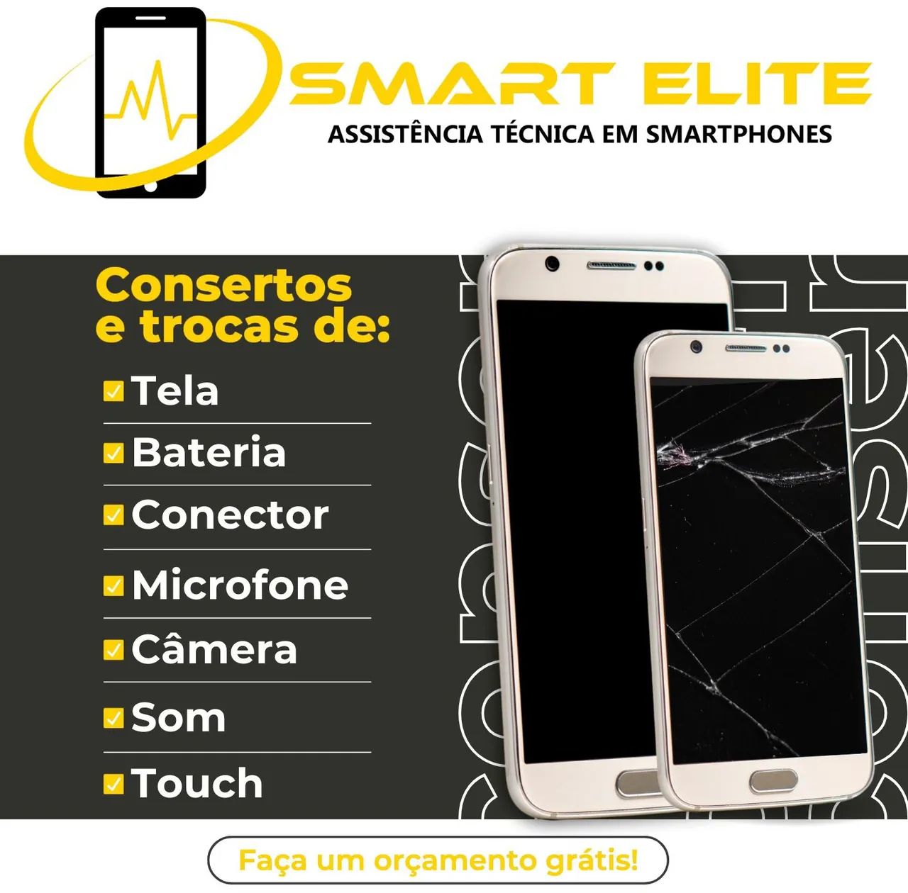Manutenção em celulares, impressoras e notebooks