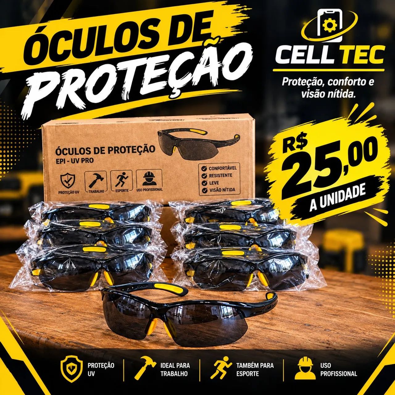 Óculos de proteção 