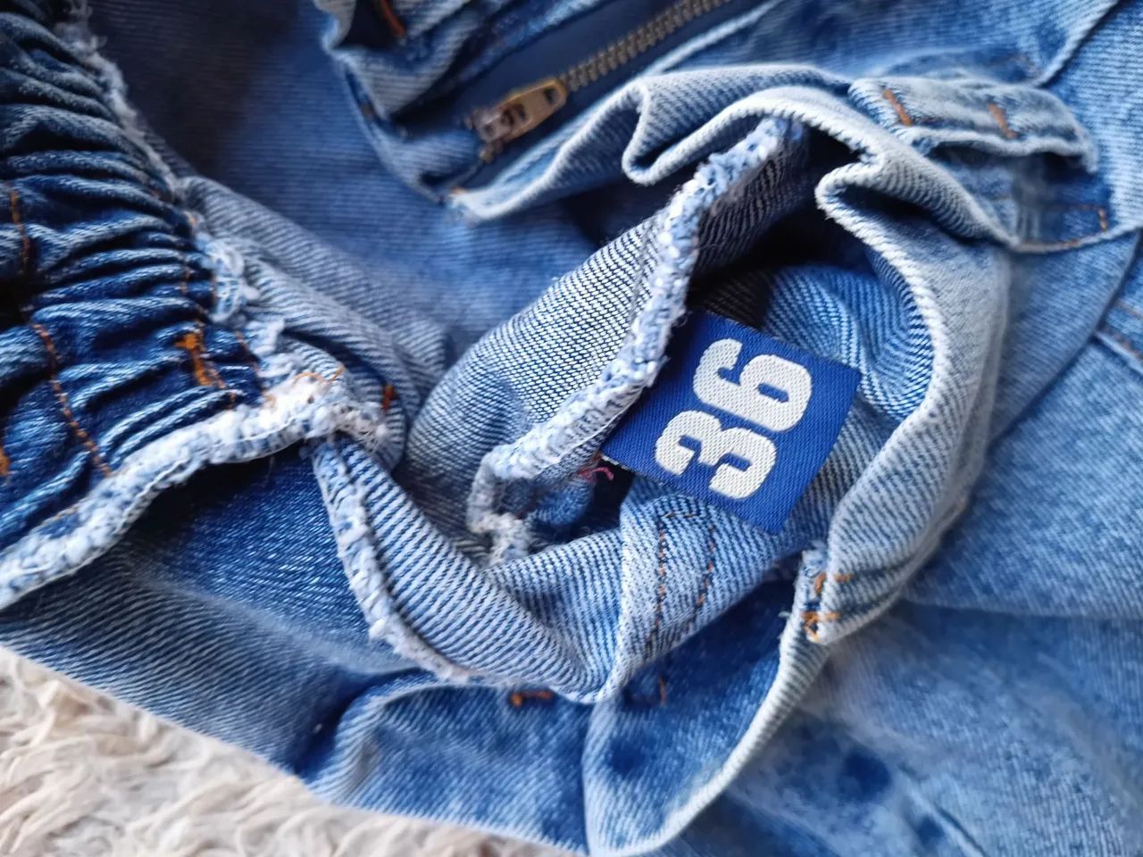 Calça jeans feminina Tam 36  - Foto 4