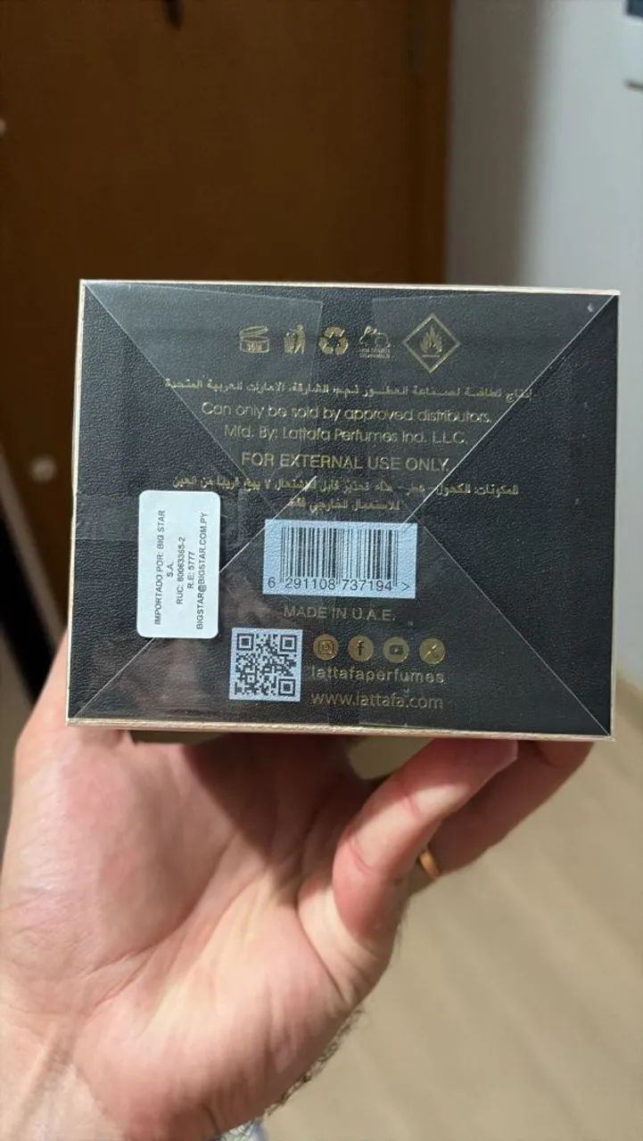khamrah lattafa perfume masculino 100ml original  - Foto 3