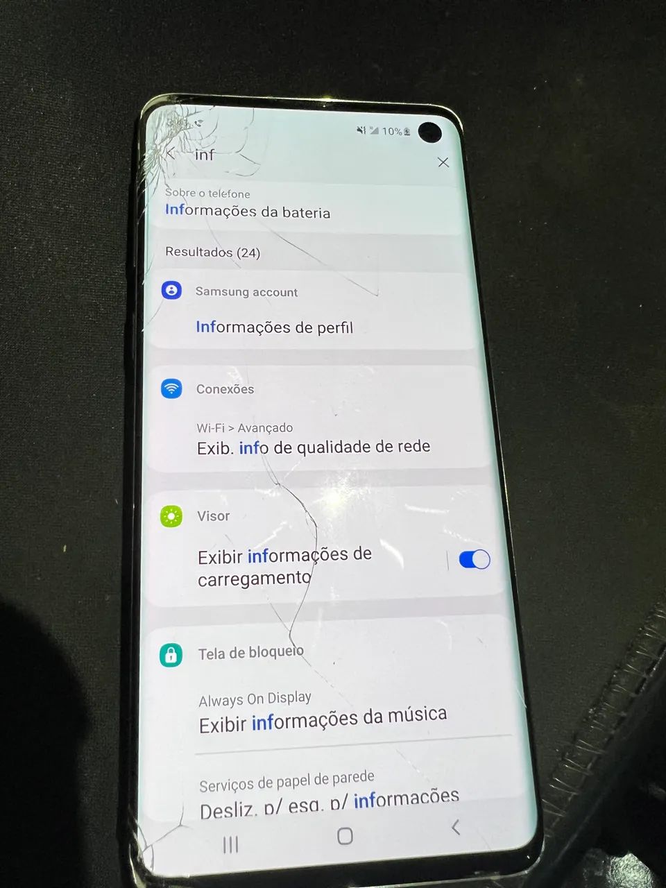 Samsung Galaxy S10 (modelo SM-G973U), cor preta - Foto 5