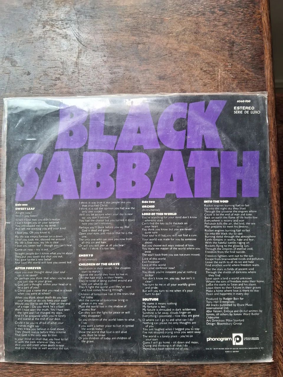 Black Sabbath  Master of Reality  - Foto 2