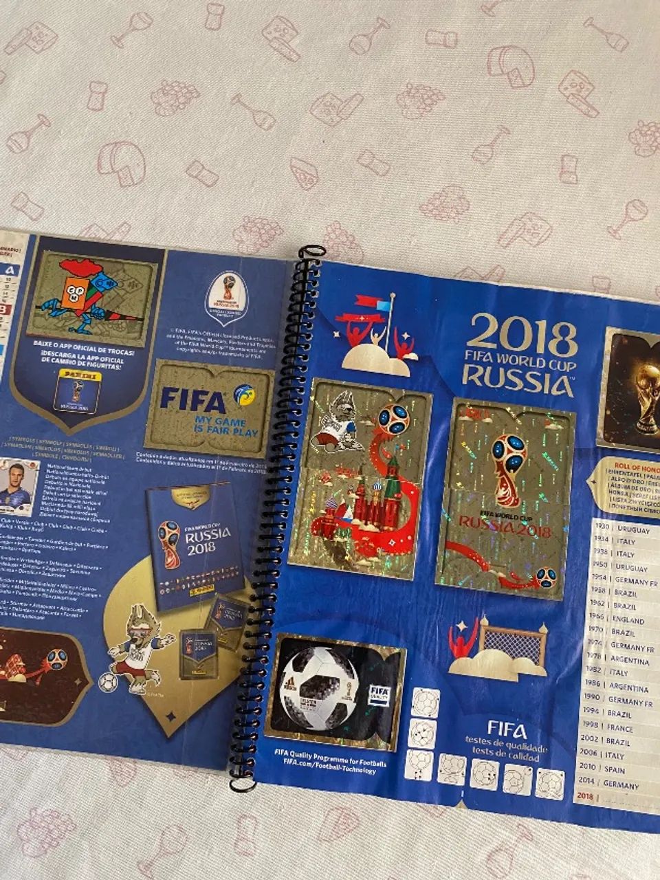 VENDO ALBUM COPA 2018 COMPLETO - Foto 2