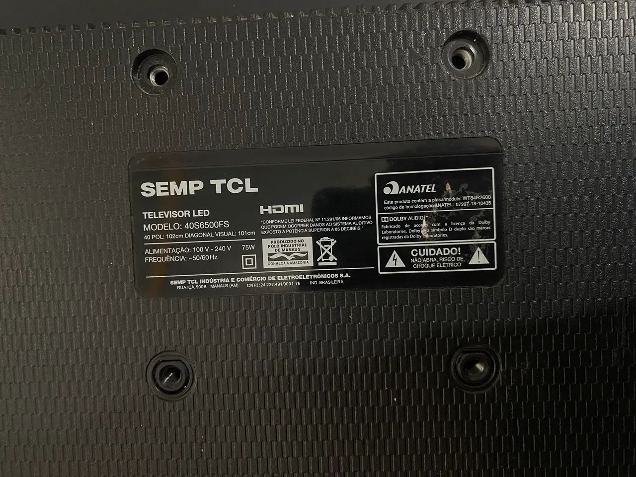 Televisão 40 Polegadas, TCL, R$:300 aceito ofertas  - Foto 3