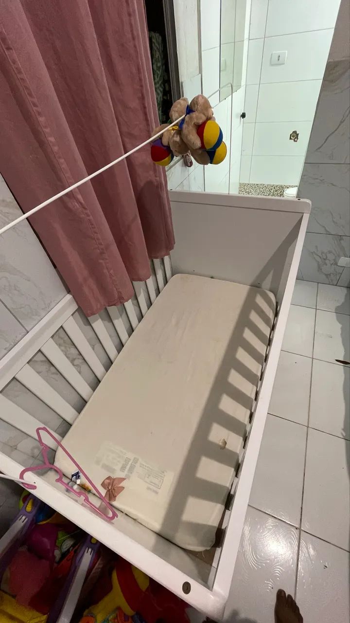 Berço Americano, Vira-cama. Com Colchão  - Foto 2