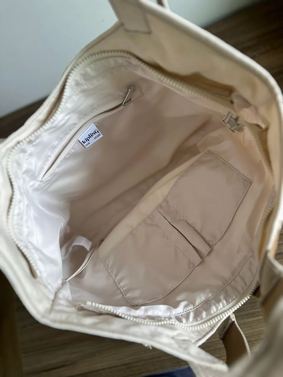 Bolsa Kipling Geraldina Original - Nova Com Etiqueta (Cor Soft Sand) - Foto 2