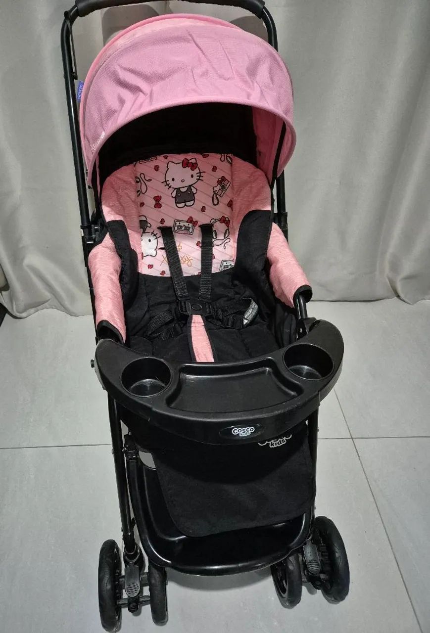 Carrinho e bebê conforto cosco reverse