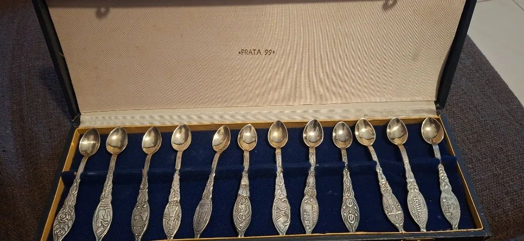 C12 Colheres de Prata (Comemorativas - Brasil)