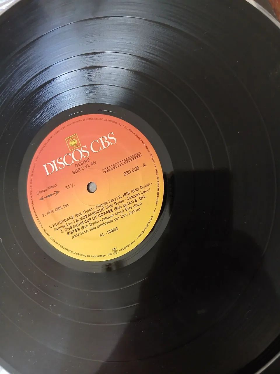 Lp bob Dylan "desire" usado  - Foto 5