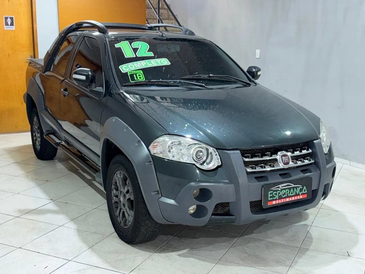 Fiat Strada Adventure1.8/ 1.8 Locker Flex CD 2012 - Foto 4