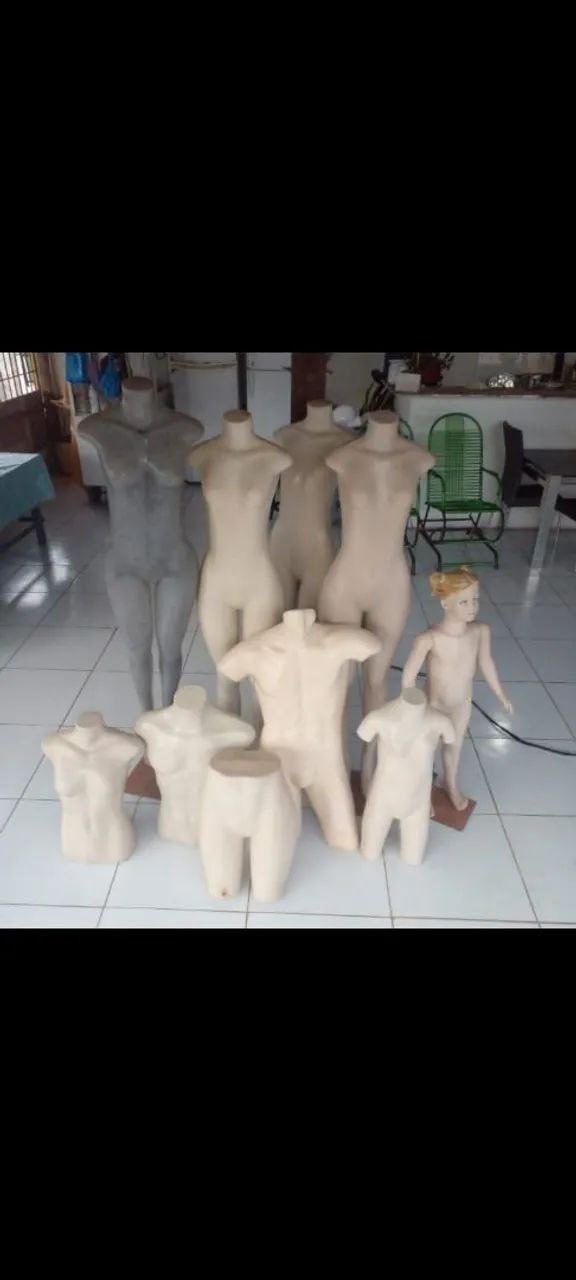 MANEQUINS BEM CONSERVADO.(60 REAIS CADA) - Foto 3
