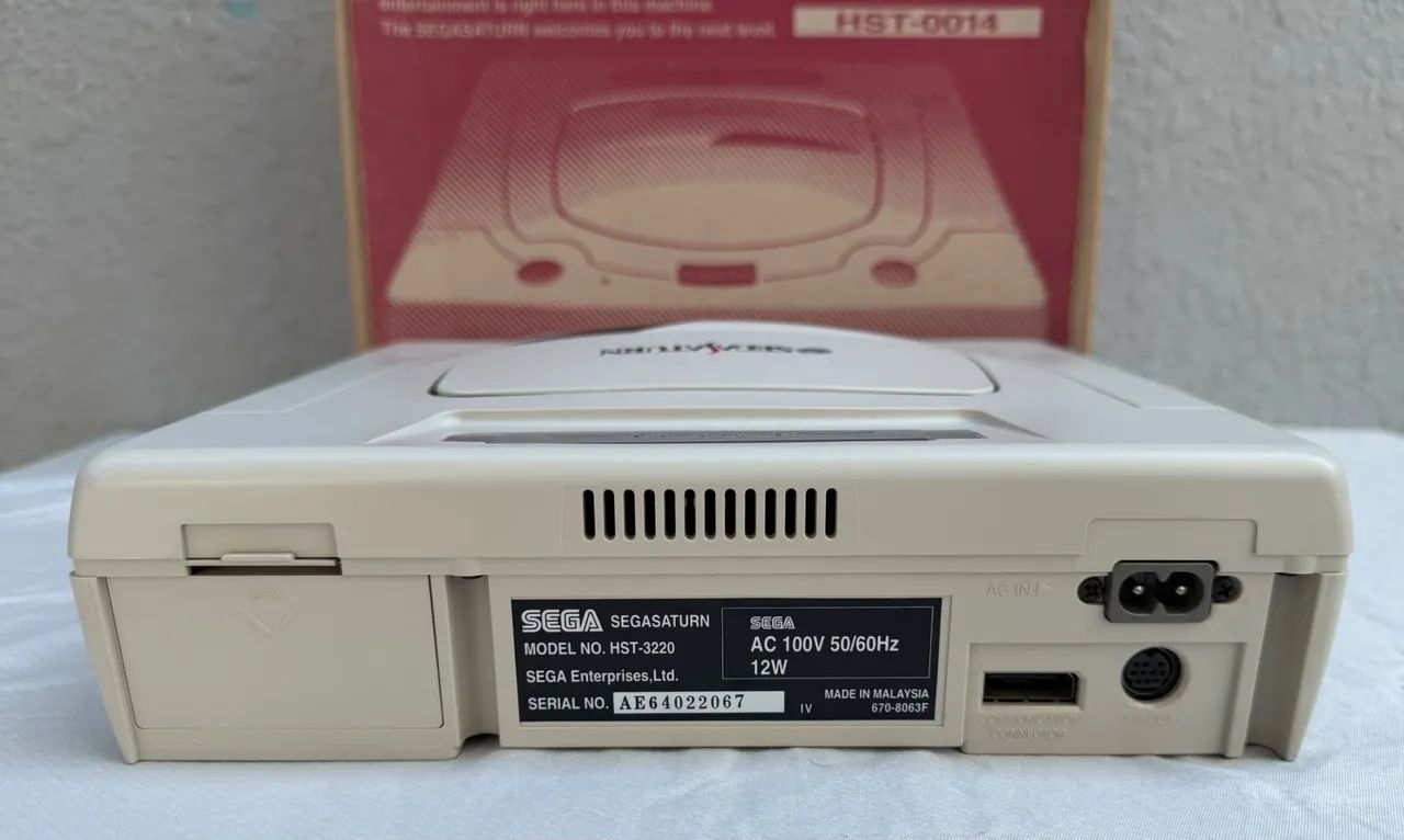 Sega Saturno Branco - Foto 3