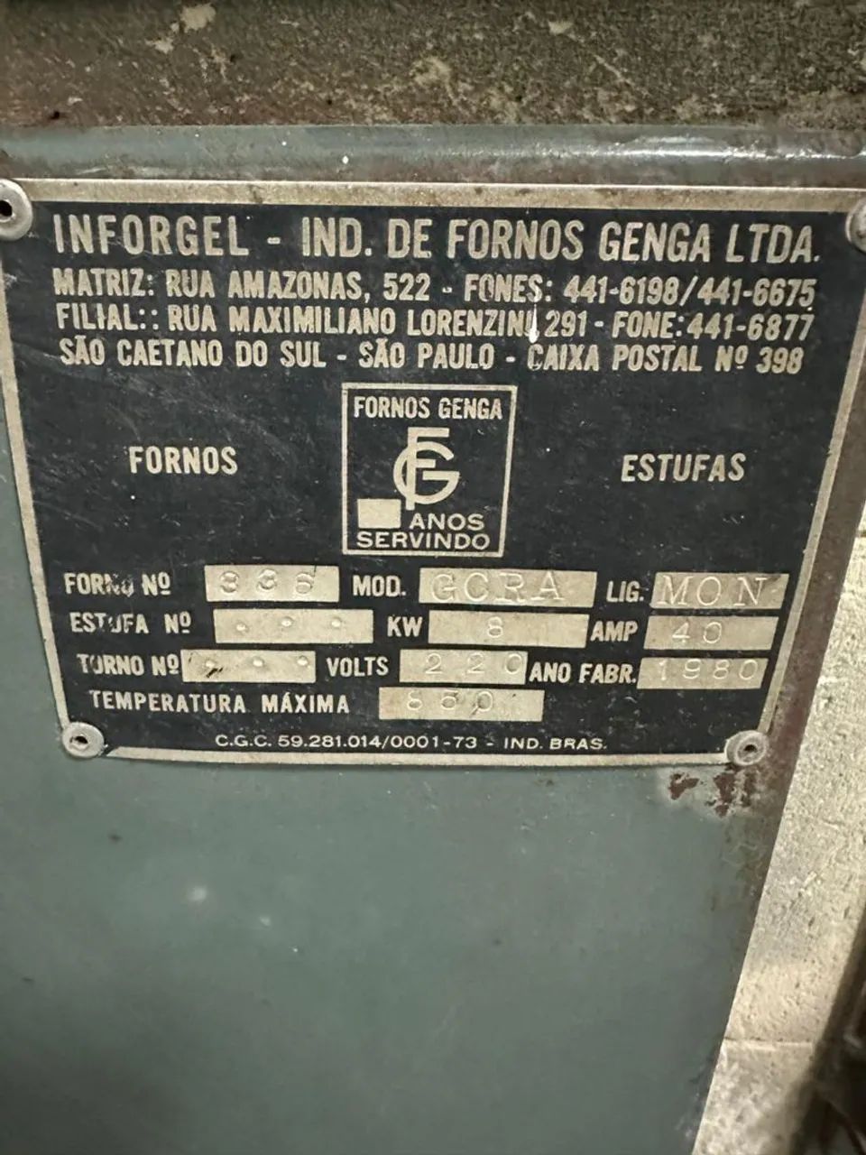 Vendo Forno Genga GCRA 850 graus 50x50x50 - Foto 6