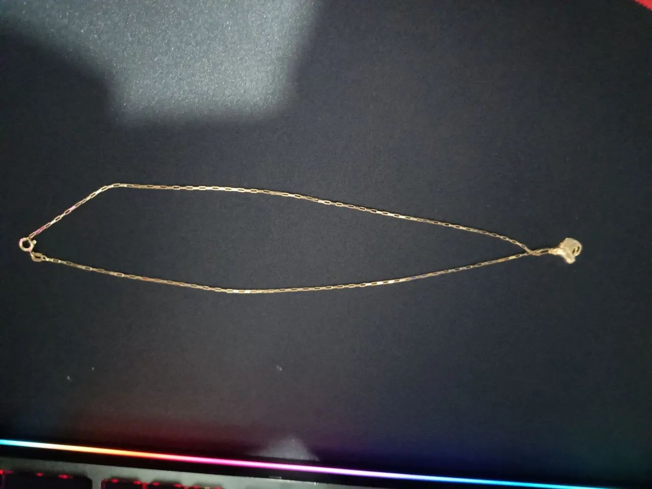 Corrente ouro 18k + pingente 18k  - Foto 2