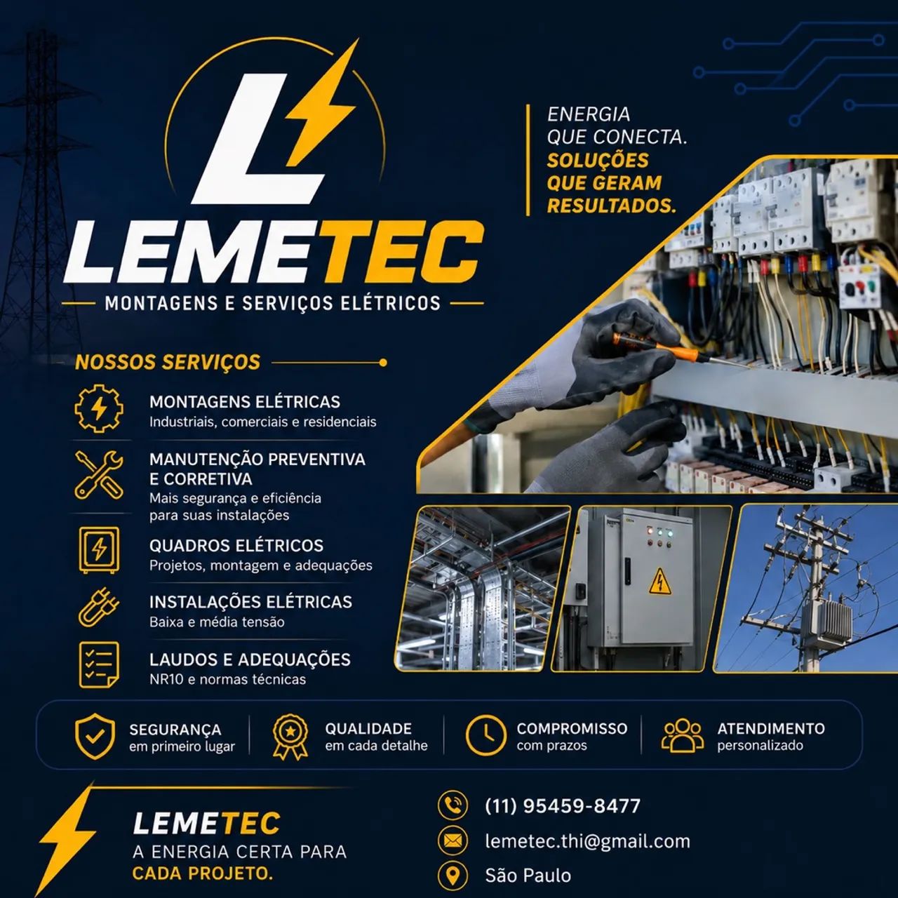 Eletricista residencial e industrial 