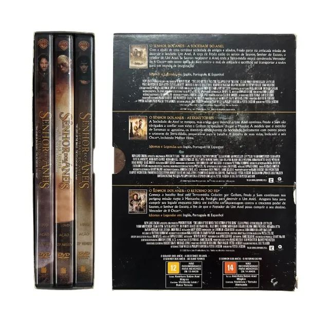 O Senhor Dos Anéis: A Trilogia Do Filme (DVD box) - Foto 2