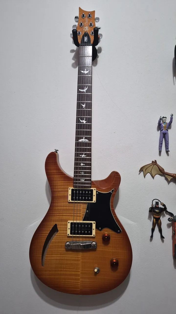 Guitarra prs se semihollow