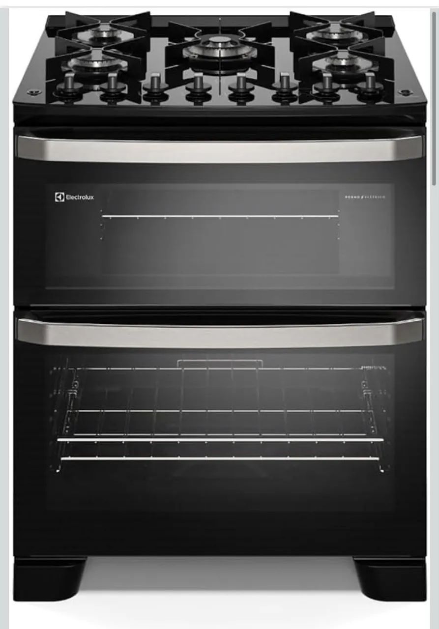 Fogão Electrolux 5 Bocas Experience com PerfectCook360 Preto FE5DP