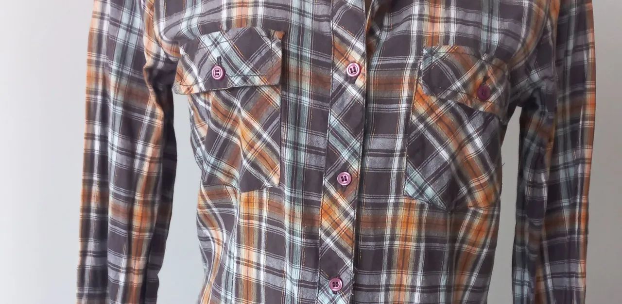 Camisa xadrez feminina  - Foto 2