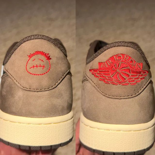 Tênis Air Jordan 1 Low Travis Scott Dark Mocha - Calçados