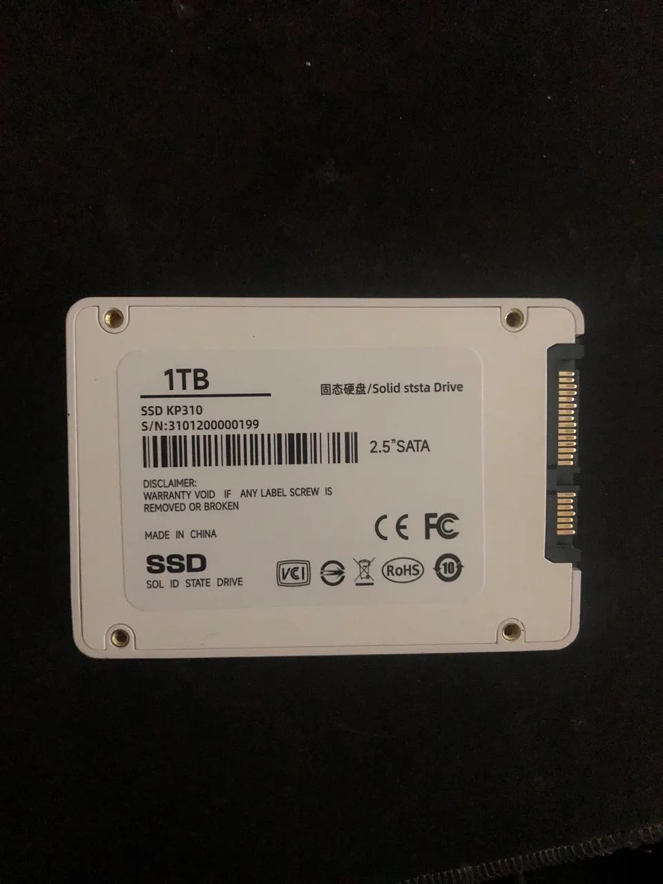 SSD 1TB com defeito  - Foto 2