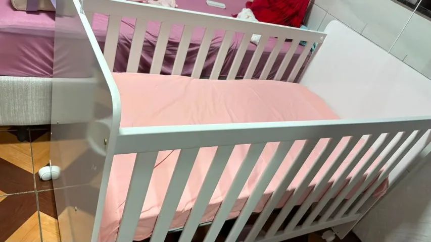 Berço Americano e mini cama 3 em 1 (com colchão incluso) - Foto 2