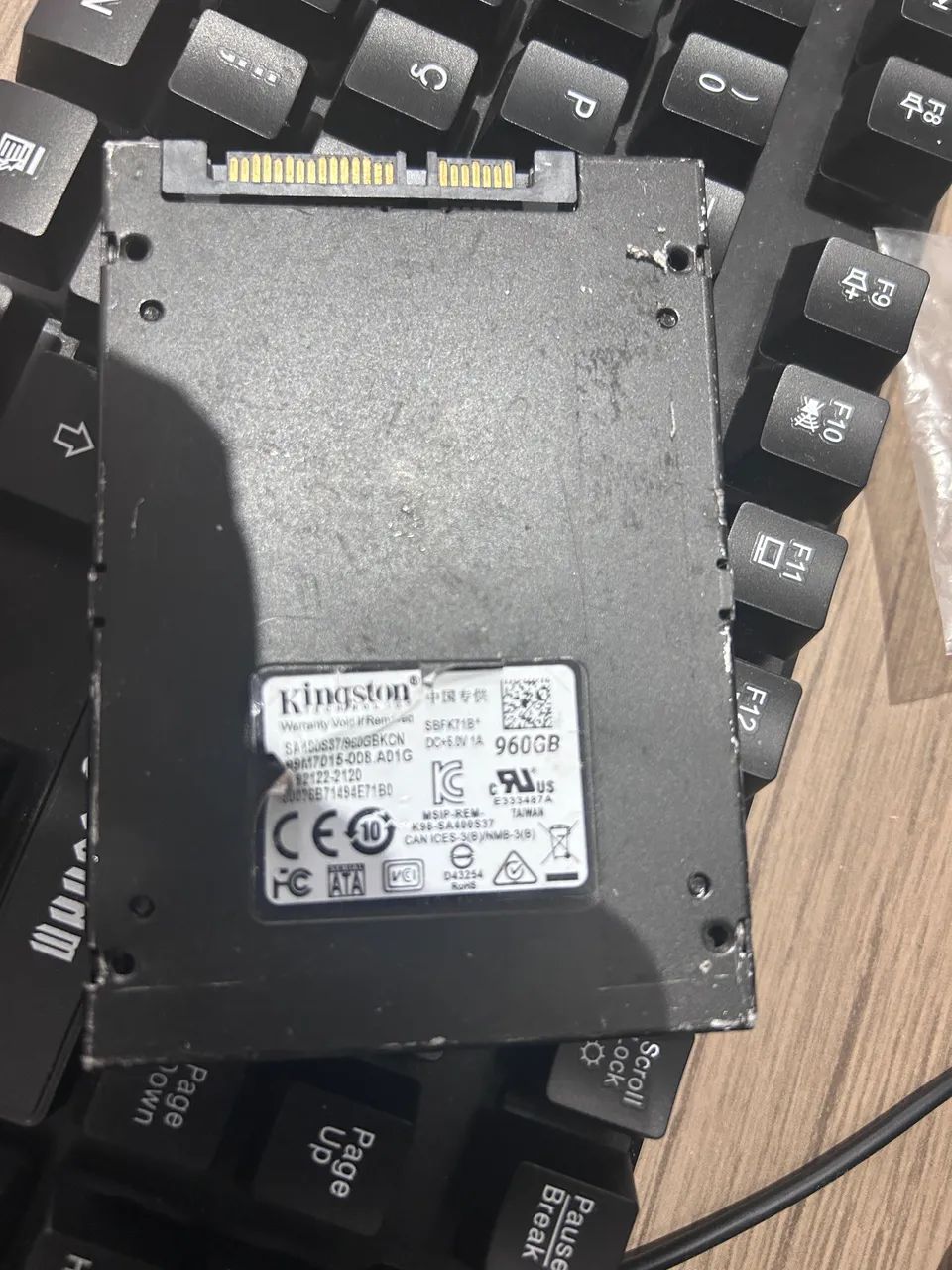 Ssd 1tb kingston aceito troca  - Foto 2