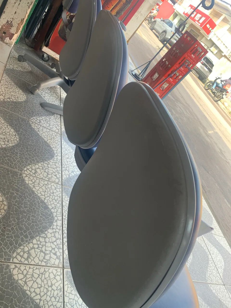 Cadeira tripla 