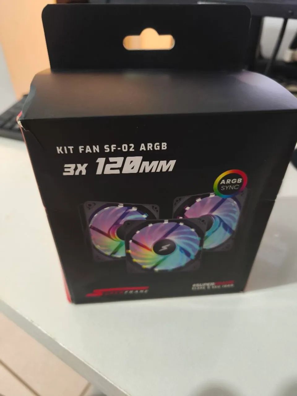 Kit 3 Fans 120mm Superframe ARGB Sync