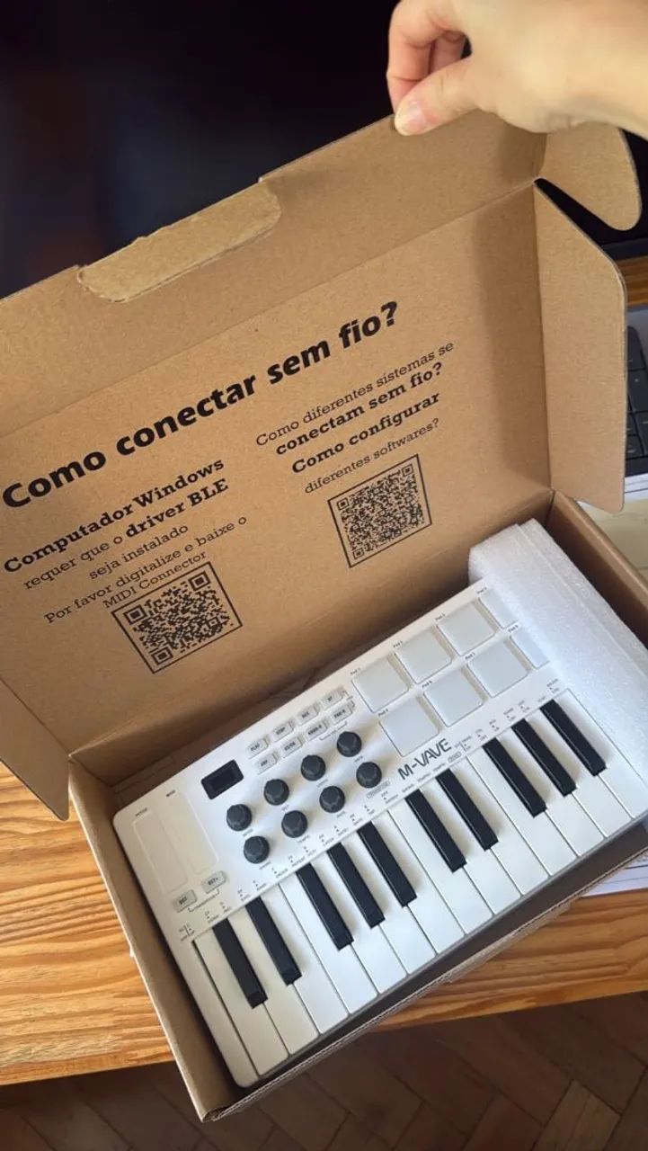 Controlador de teclado MIDI USB M-WAVE - Foto 3