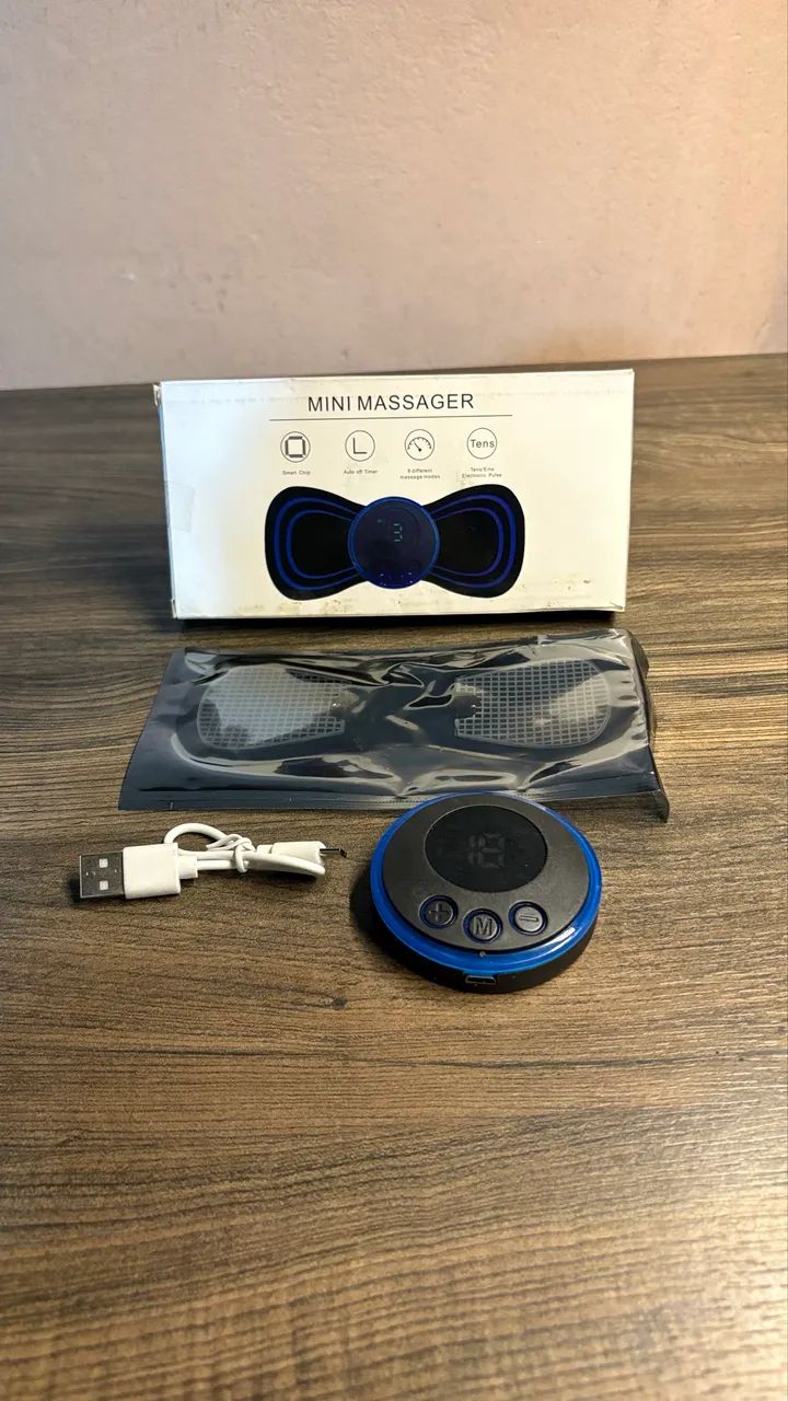 Mini Massageador Elétrico Portátil 