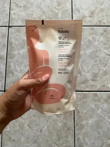 Creme Refil Natura noz pecã e cacau