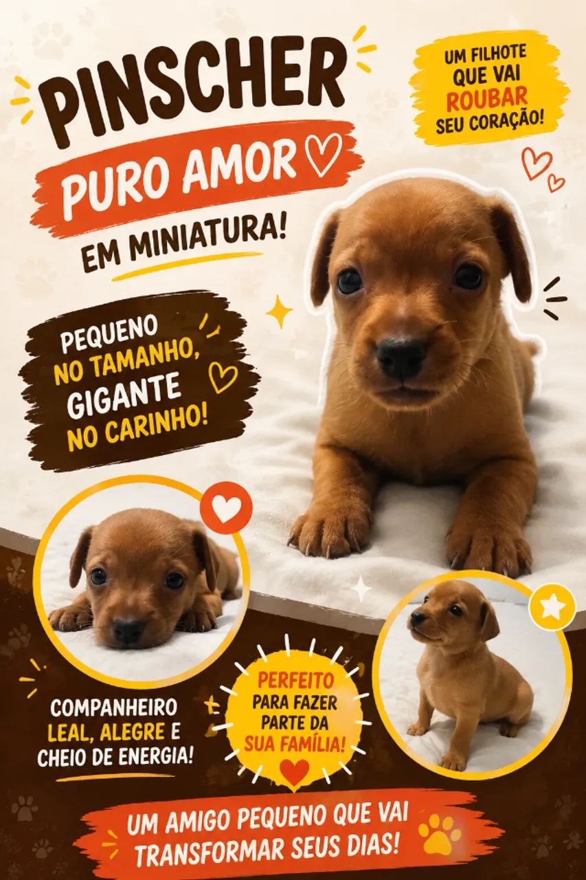 Filhote de pinscher  - Foto 2
