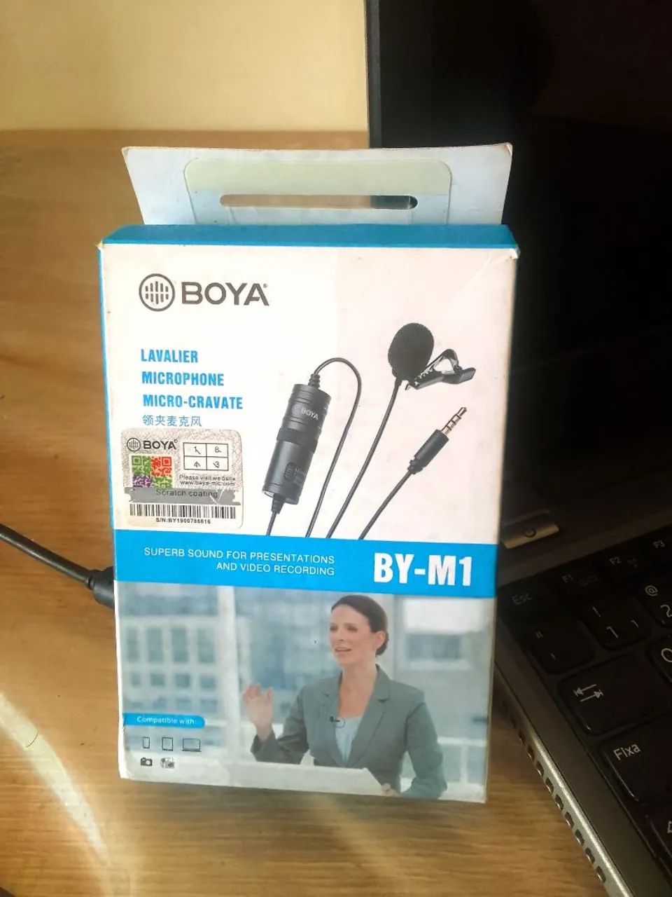 Microfone de lapela  ( BOYA BY- M1) - 30 reais 
