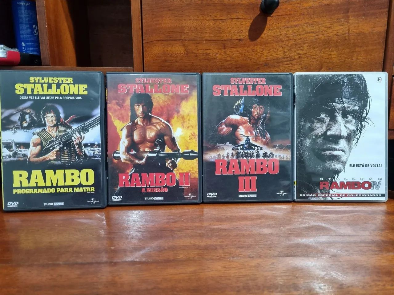 Coleção 4 dvds rambo