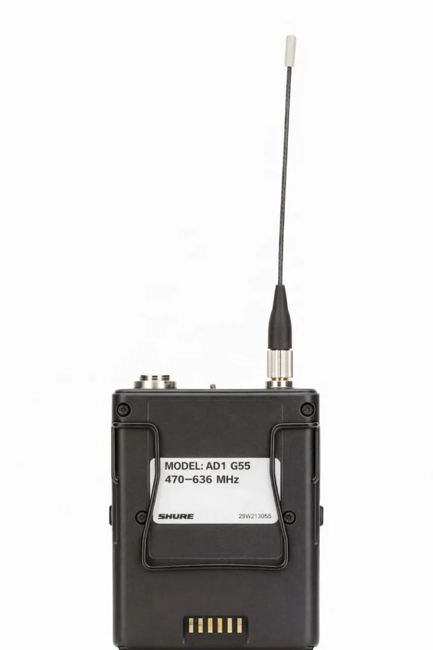 Bodypack AD1 Shure Original Axient Digital G55 470-636MHz ( para microfones ) - Foto 4