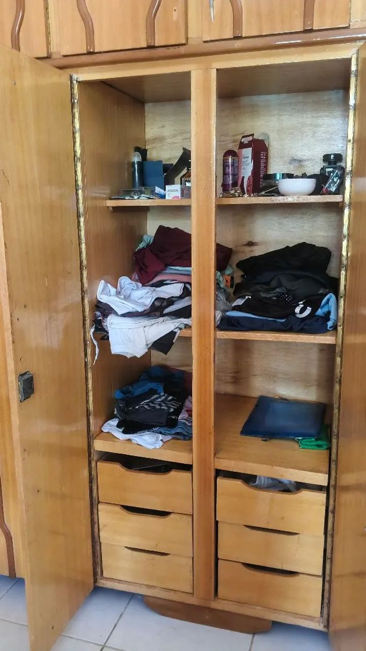 Guarda-roupa de madeira  - Foto 4