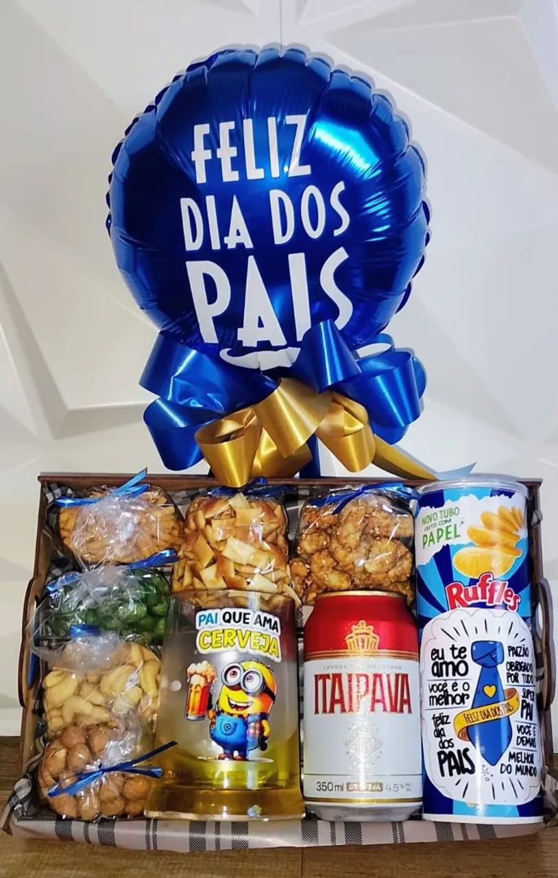 Cesta dia dos pais te amo
