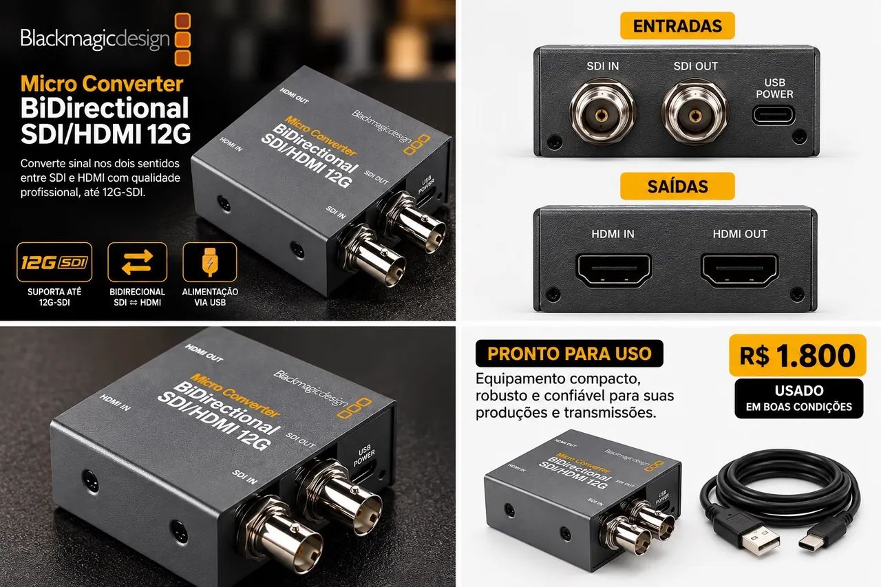 Micro Converter Blackmagic Design BiDirectional 