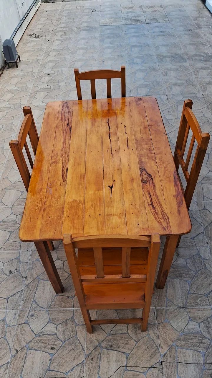 Mesa Madeira com Cadeiras  - Foto 3