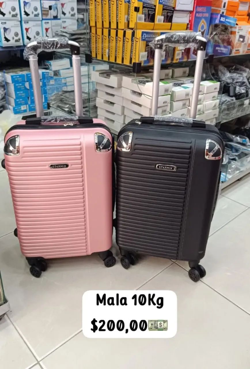 Malas de Bordo e bagagem rodas 360° graus reforçado ABS Premium  - Foto 2