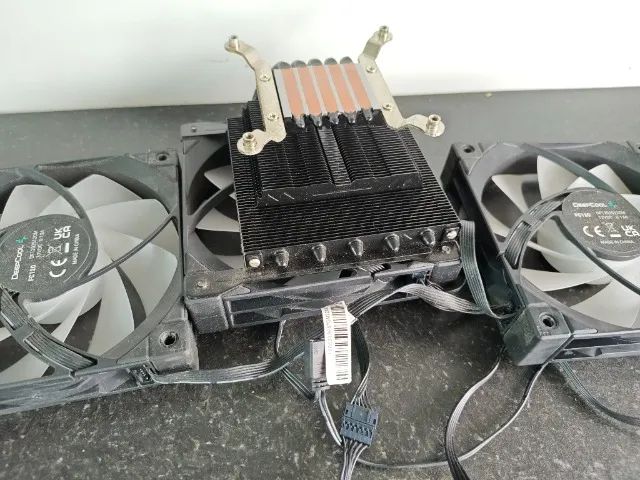 Kit Air Cooler DeepCool + 2 Fans DeepCool + Controladora Aigo - Foto 5