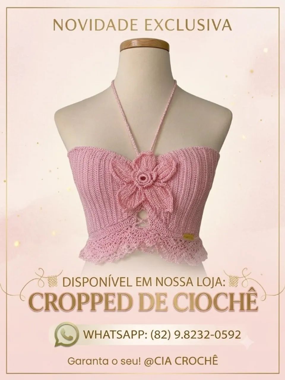 Cropped Crochê - Foto 3