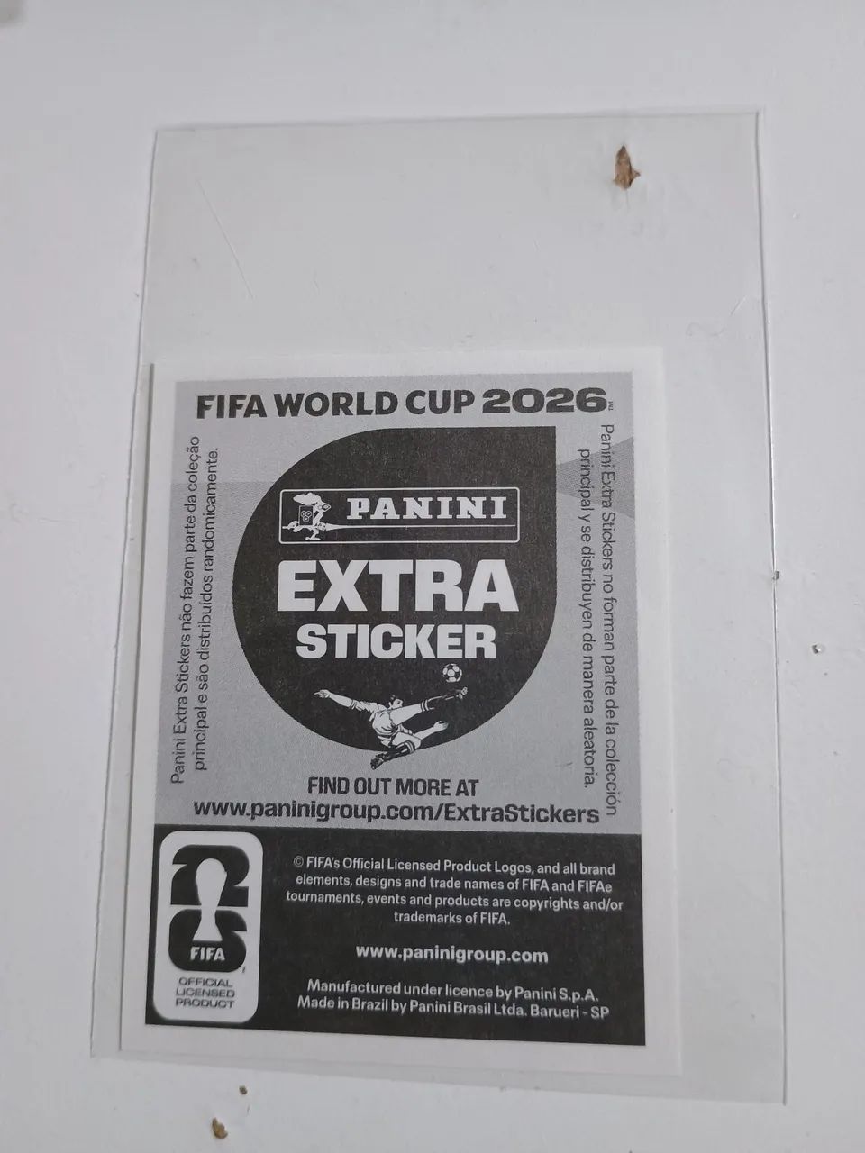 Figurinha Panini Copa do Mundo FIFA 2026 Extra Sticker Regular Roxa Mohamed Salah - Foto 3