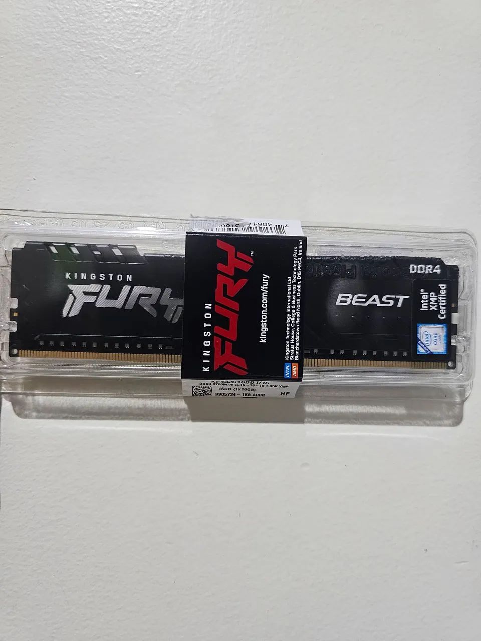 Memória Ram 16GB Fury