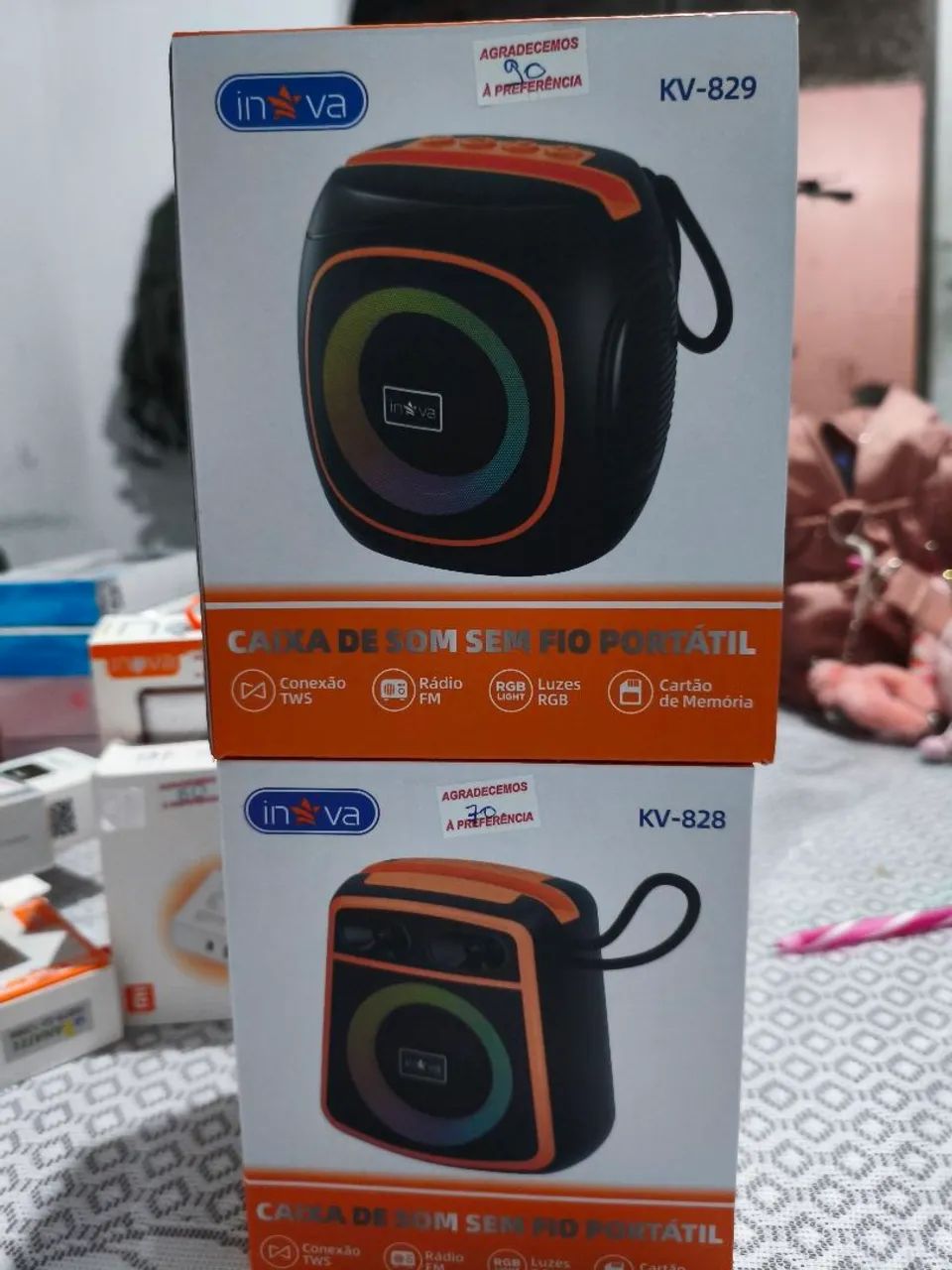 Caixa de som sem fio 