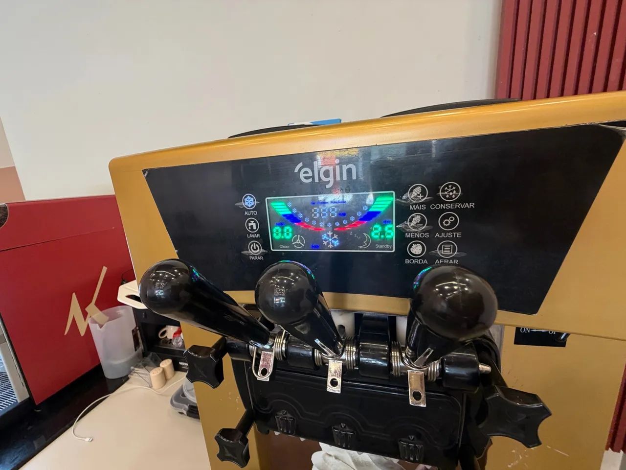 Máquina sorvete Elgin três bicos  - Foto 4